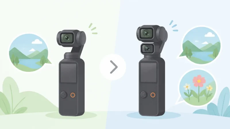 DJI Osmo Pocket 4Pと3の違いを比較|選び方も解説