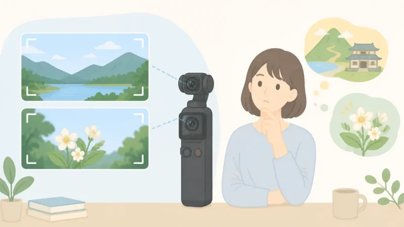 Osmo Pocket 4Pレビュー|使い心地と気になる点