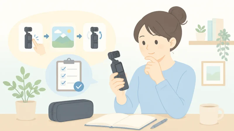 Osmo Pocket 4Pレビュー|使い心地と気になる点