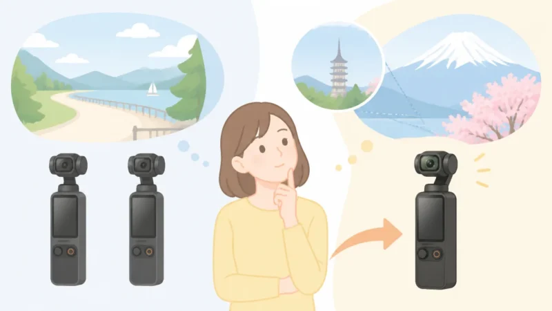 Osmo Pocket 4Pレビュー|使い心地と気になる点